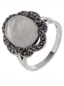 Серебряное кольцо ALEXANDRE VASSILIEV с марказитами Swarovski